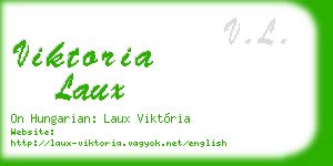 viktoria laux business card